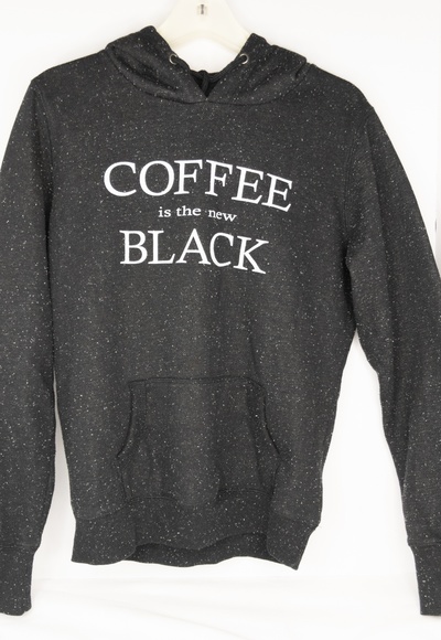 Cotton On Tops - Coffee is the New Black Sweatshirt Hoodie Medium